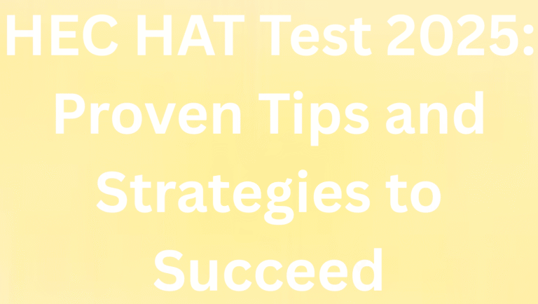 HEC HAT Test 2025