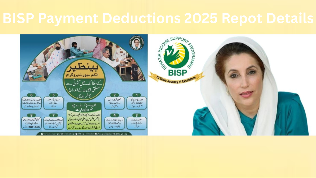 Read more about the article BISP Payment Deductions 2025 Repot Details