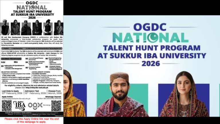 OGDC National Talent Hunt Program 2026
