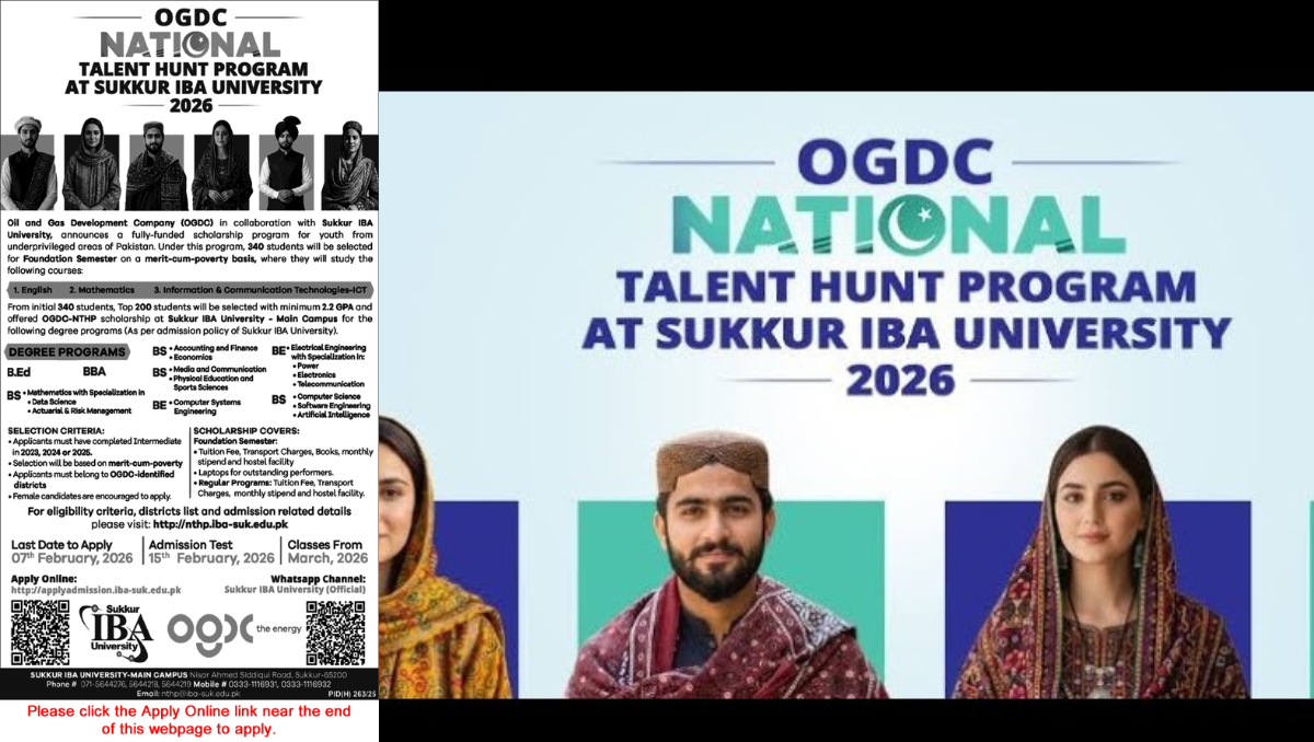 OGDC National Talent Hunt Program 2026